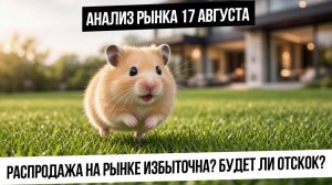 Анализ рынка 17 августа. Утро начинается с паник-сейла! Будет ли отскок или разворот? Рубль! Газ!