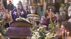 В Ильинском храме на Пороховых совершили литургию в праздник Креста Господня