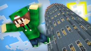ЖИТЕЛЬ СТОЛКНУЛ МЕНЯ С КРЫШИ НЕБОСКРЁБА В МАЙНКРАФТ | Риколит Minecraft