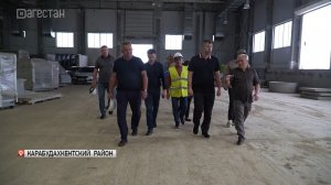 В Карабудахкентском районе продолжается строительство мусоросортировочного комплекса