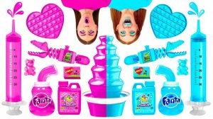 Розовая Еда vs Голубая Еда Челлендж # Смешные Cитуации от Fun Challenge
