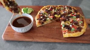 Пицца Кесабирия с говядиной и бульоном-дипом 🍕🔥