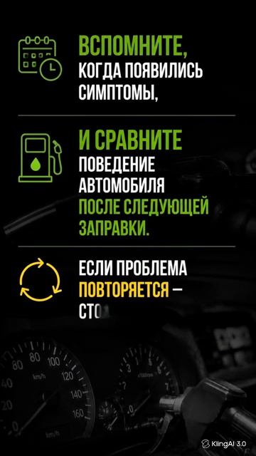 МАШИНА СТАЛА ХУЖЕ РАЗГОНЯТЬСЯ ПОСЛЕ ЗАПРАВКИ