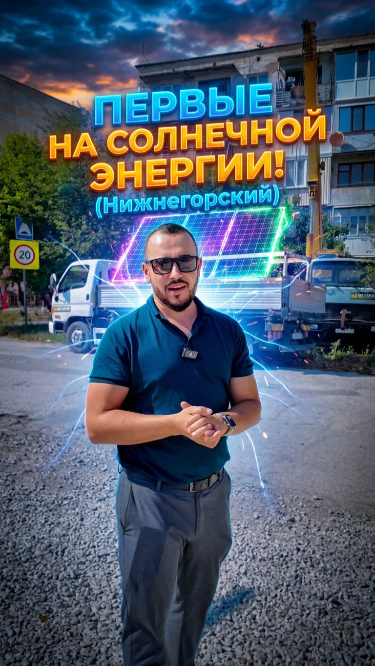 первые на солнечной энергии нижнегорский