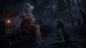 elayali - Русалка с чёрной косой