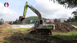 Как ведется строительство на Центральном стадионе