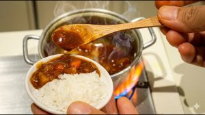 Миниатюрная японская курица карри: ASMR готовка