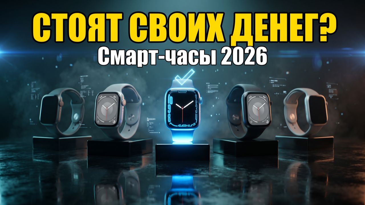 ТОП-5 Смарт-часов 2026: Какие реально стоят своих денег?