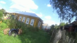 Начали красить мамин дом.