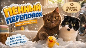 Пенный переполох 🫧 Петюня и Тучка | Весёлый музыкальный клип для детей