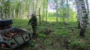 Река упала_Забираю металл_Деревня богата железом_Медведь ходит по пятам_Прицеп под завязку ЧАСТЬ -2