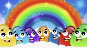 Учим цвета. цветные яйца. киндер сюрприз