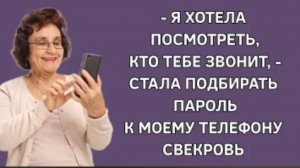 История из жизни. Свекровь стащила у меня телефон, чтобы проверить звонил мне кто. Жизненная история