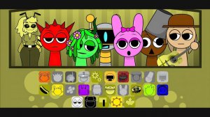 Incredibox Sprunki — Colorbox Mustard (но обычные персонажи)