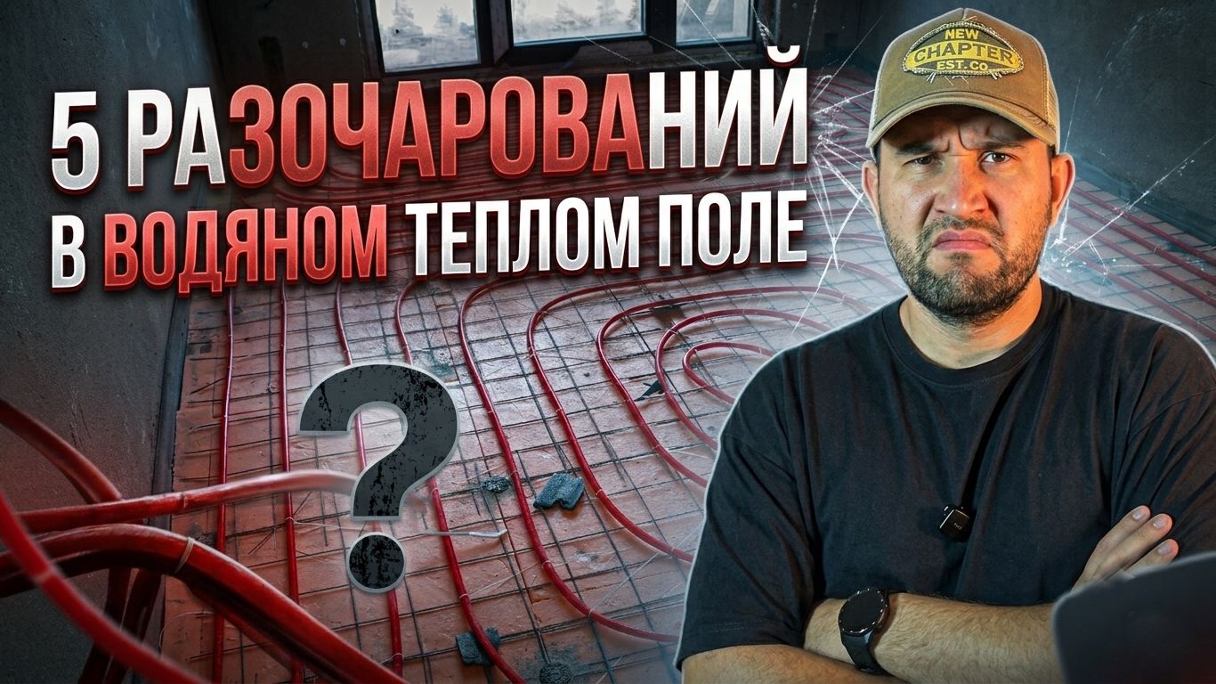 Тёплый пол: 5 проблем, которых вы не ожидали!