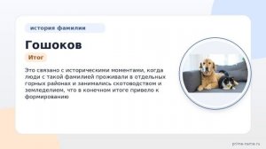 Полное руководство по фамилии Гошоков: происхождение, история и значение фамилии, а также склонение