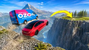 САМЫЕ ЭПИЧНЫЕ ПРЫЖКИ ЧЕРЕЗ КАНЬОН НА МАКСИМАЛЬНОЙ СКОРОСТИ В BEAMNG DRIVE!
