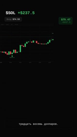 SOL LONG · +$237.5