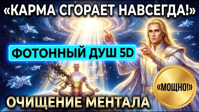 Фотонный душ: Медитация очищения от ментального мусора и кармических блоков (Аштар Шеран)