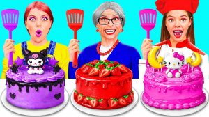 Кулинарный Челлендж# Я против Бабушки # Потрясающие Кулинарные Рецепты от DaZaZa Challenge