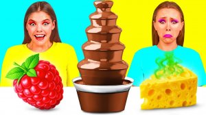 Шоколадный Фонтан Челлендж # Потрясающие Кухонные Лайфхаки от DaZaZa Challenge