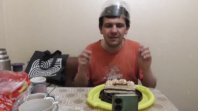 Мукбанг бисквитный торт Мишель Кантри