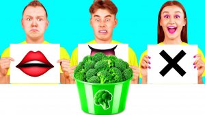 Откуси Лизни или Ничего Челлендж # Забавные Кухонные Лайфхаки от TaTaRa Challenge