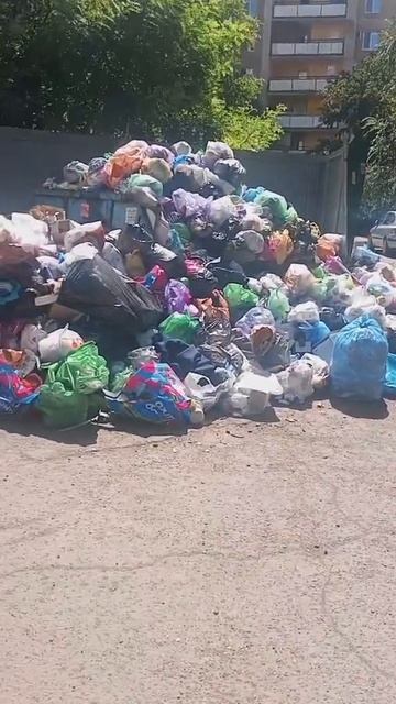 Гагарина 58/1 снова мусорка забита