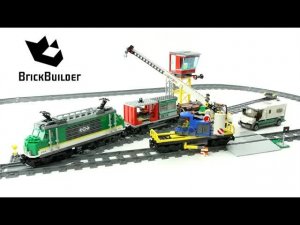 LEGO CITY 60198 Грузовой поезд: Ускоренная сборка для коллекционеров — Коллекция поездов (19/21)