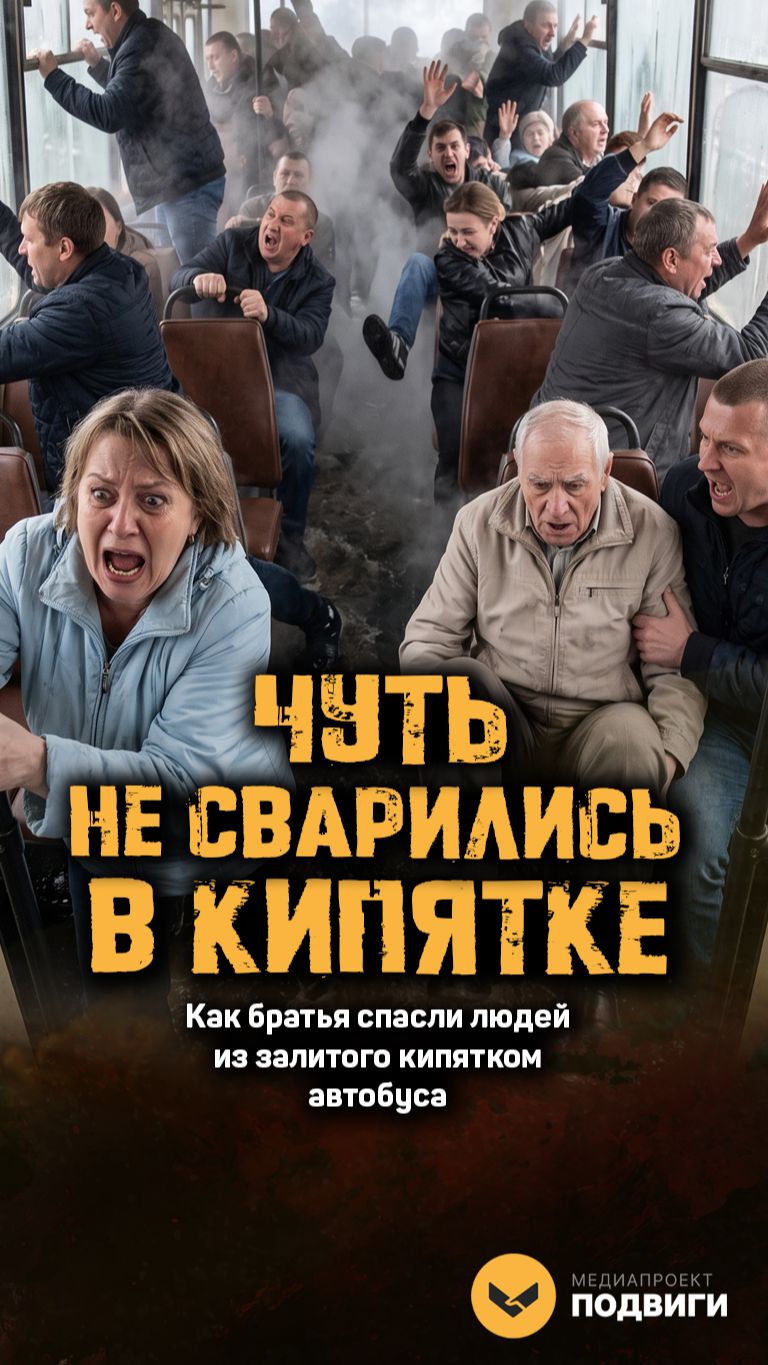 В Красноярске неравнодушные прохожие спасли людей из автобуса, затопленного кипятком