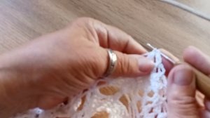 Шикарный воротник, связанный крючком