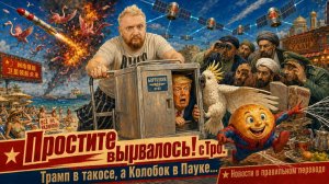 «Простите, вырвалось!» №490 | Про побег Трампа из самолёта, иранских троллей, паука и колобка