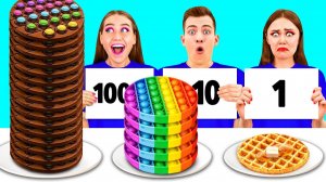 100 Слоев Еды Челлендж # Сумасшедший Челлендж от Fun Challenge