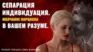 СЕПАРАЦИЯ ИНДИВИДУАЦИЯ. МОЛЧАНИЕ НАРЦИССА В ВАШЕМ РАЗУМЕ. Разбор лекции.