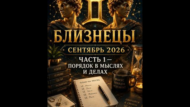Часть 1 — Близнецы, сентябрь_ порядок в мыслях и делах