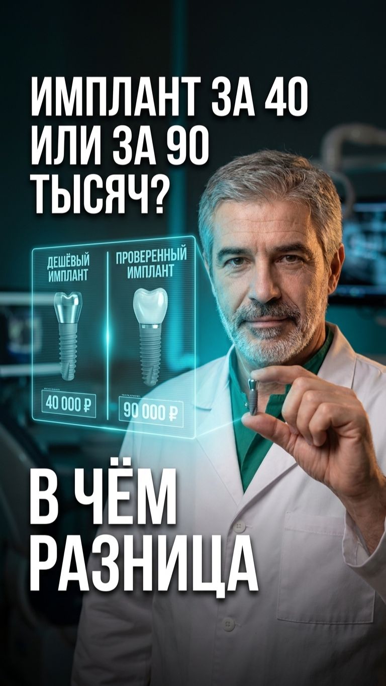 Какие импланты выбрать: в чём разница между системами имплантов 🦷