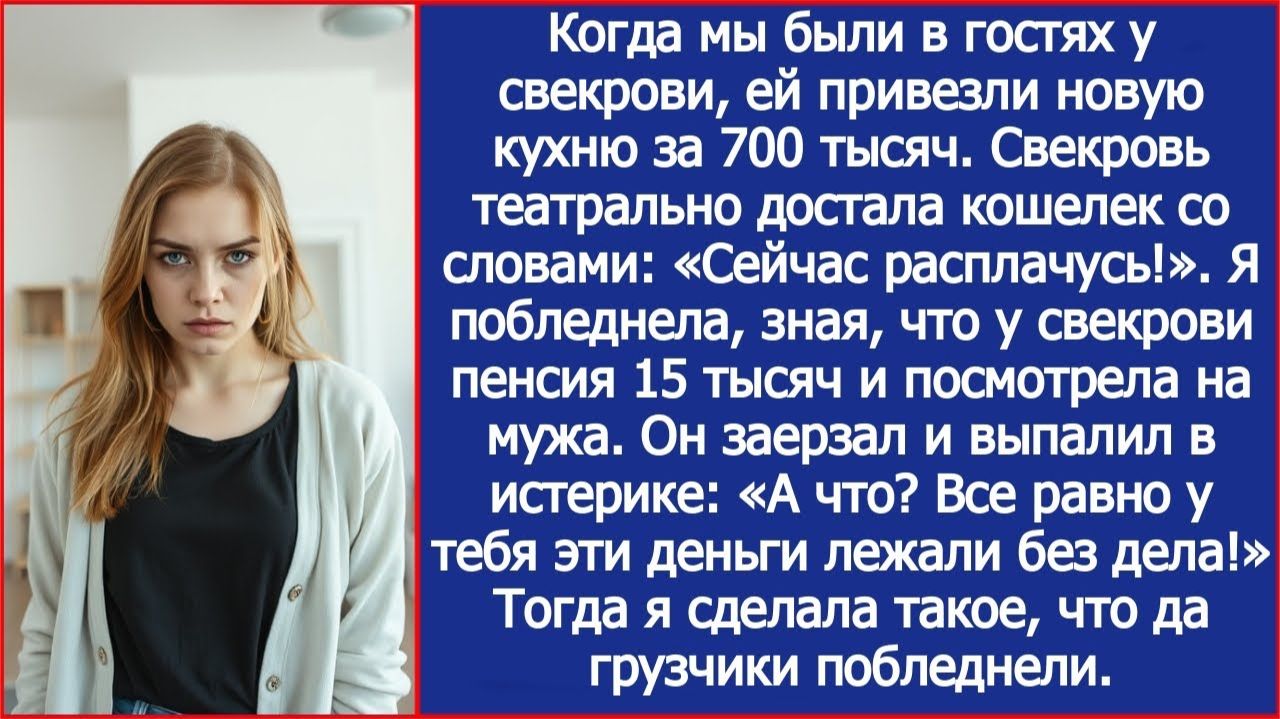 ИСТОРИИ ИЗ ЖИЗНИ|Я побледнела, зная, что у нее пенсия 15 тыс|РЕАЛЬНЫЕ ИСТОРИИ|ЖИЗНЕННЫЕ ИСТОРИИ