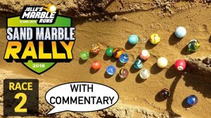 Jelle’s Marble Runs: Песчаное мраморное ралли 2018 — гонка 2