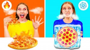 Холодная или Горячая Еда Челлендж # Битвы с Едой от Fun Challenge