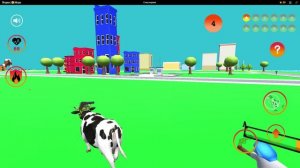 Crazy корова (от AtakaGame) - играть онлайн бесплатно на сервисе Яндекс Игры - Google Chrome 2025-12