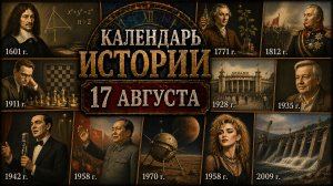 КАЛЕНДАРЬ ИСТОРИИ 17 АВГУСТА