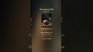 The Common Will [7]