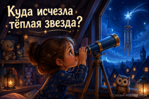 Звезда, рассыпавшая свет по ночному саду