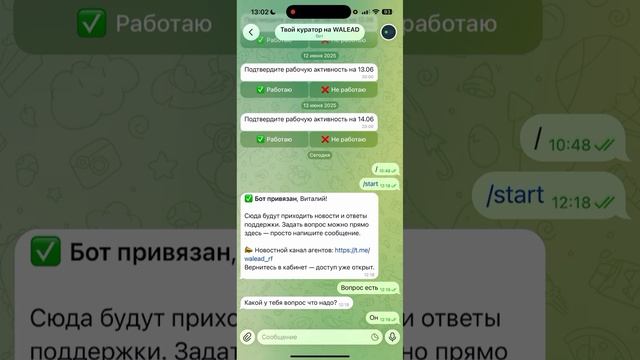 Tg.walead обучение