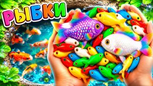 Мультики для детей. Изучаем обитателей водоёма 🐠 на природе и знакомимся с надводным 🌊 миром!