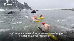 Параатлет Виталий Кoчнев переплыл ледяной Байкал меньше чем за сутки