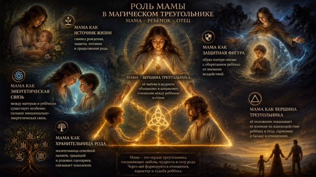 Роль мамы в магическом треугольнике