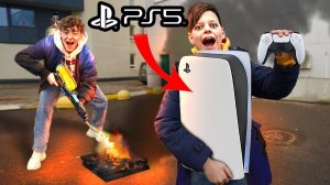 РАЗБИЛ МЛАДЕШЕМУ БРАТУ PS4 И ПОДАРИЛ НОВУЮ PS5! ЕГОР ШКРЕД