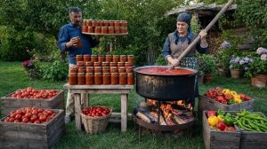Домашняя Аджика из Свежих Овощей с Огорода 🌶️🍅