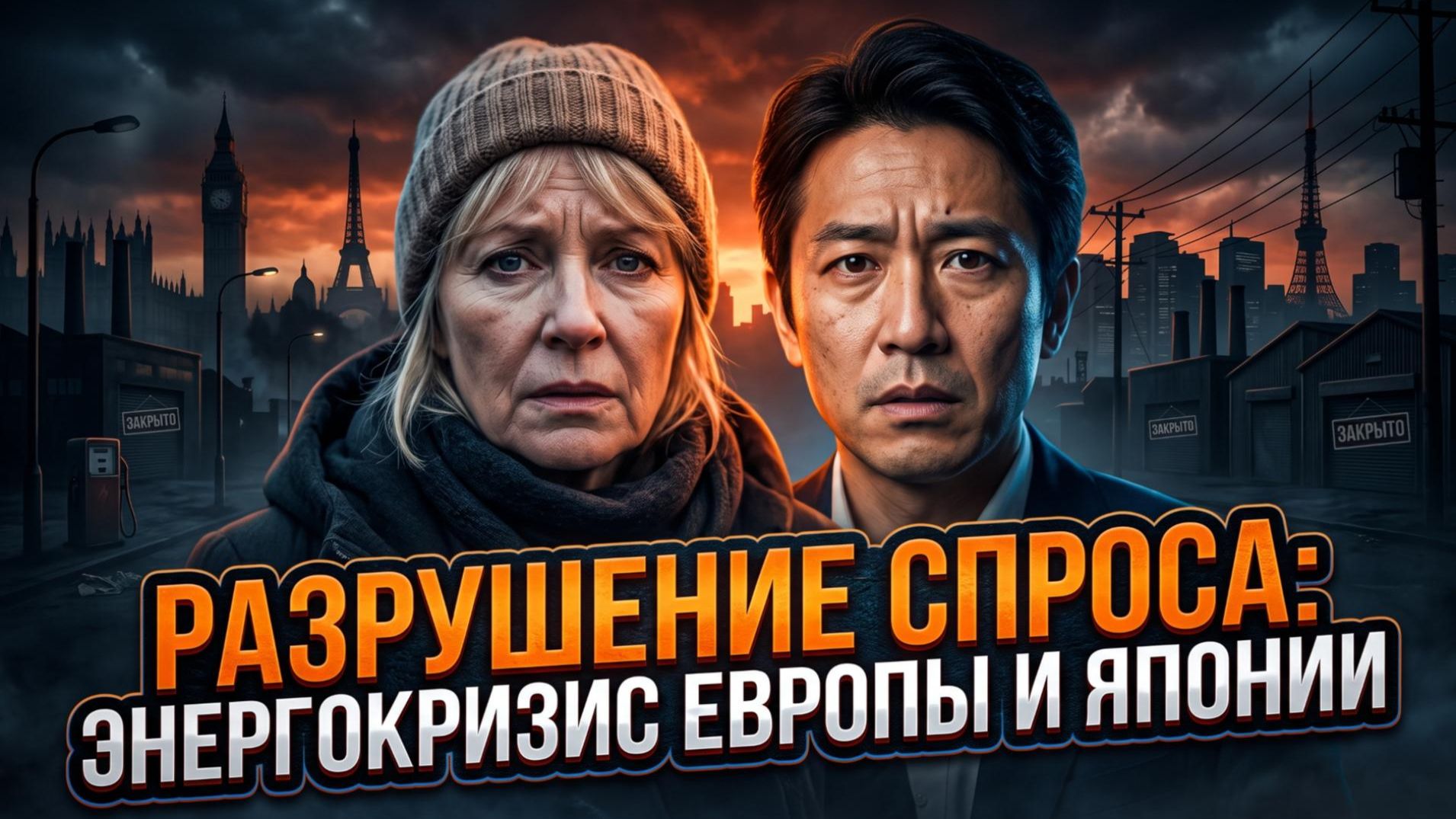 ⛽ Крах спроса: как Европа и Япония тонут в энергетическом кризисе